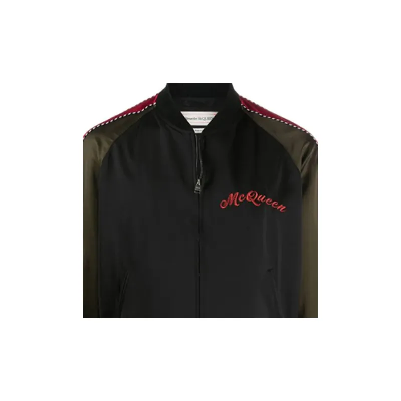 Alexander McQueen Dragon embroidered Bomber Jacket-4