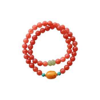 Xifeng Building Southern Red Agate Bracelets Unisex