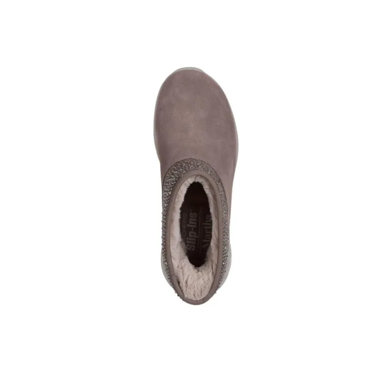 Martha Stewart x Skechers Slip Ins Ankle Boots Women's Taupe-1