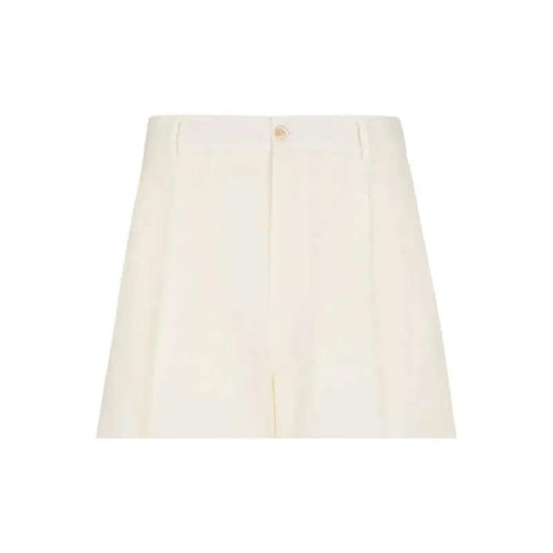 FENDI Casual Shorts Men Milk White-3