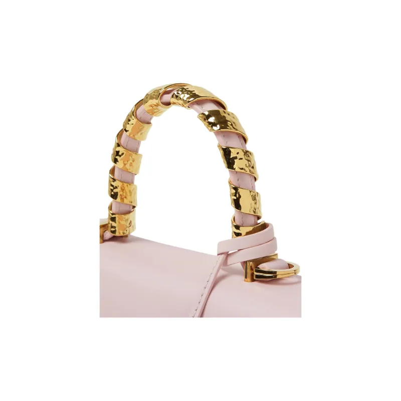 VERSACE Medusa '95 Calfskin One Shoulder Handbags Small Size Women's Light Pink Red-4