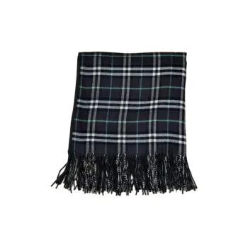 Burberry Wool Shawls Women's Black
