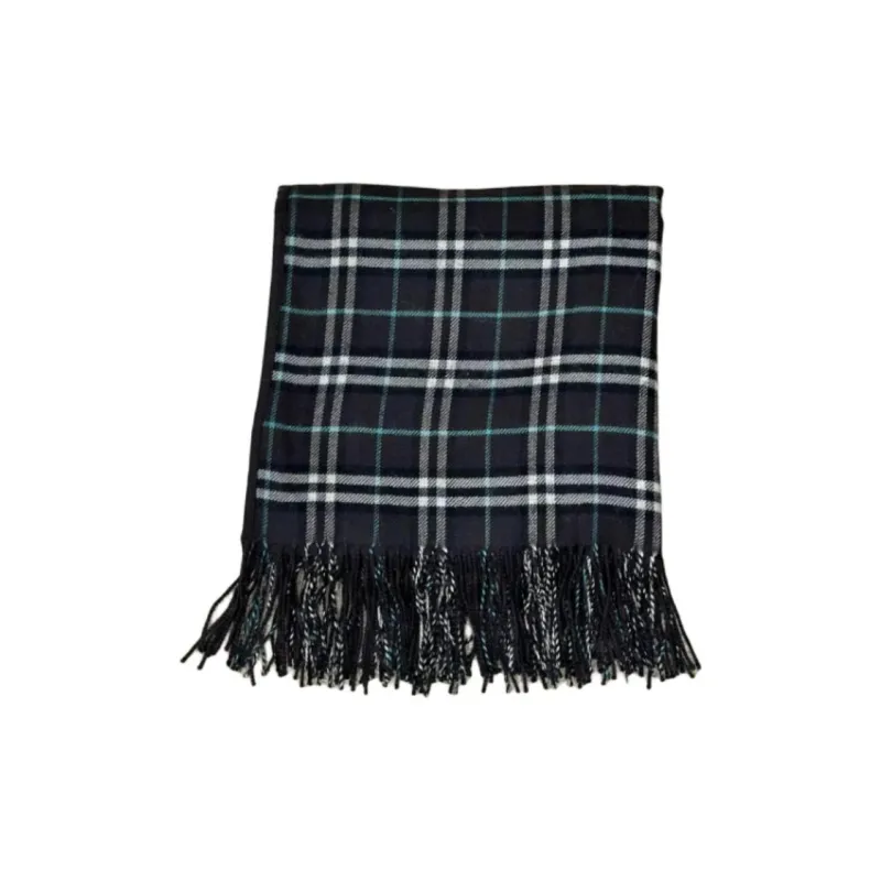 Burberry Wool Shawls Women's Black-0