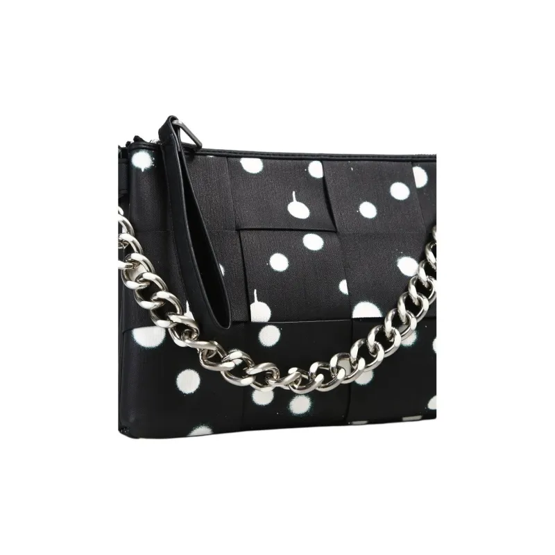 Desigual PU Portable Crossbody Bag, Shoulder Bag Regular Women's Black-4