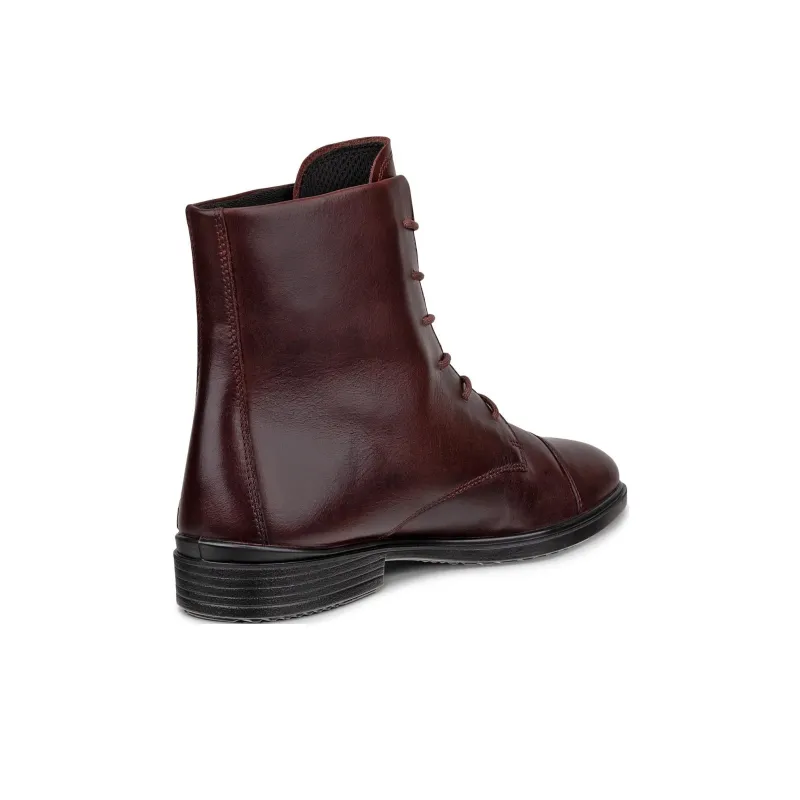 Ecco Touch 15 Short Martin Boot 1.5cm Women's Burgundy-2
