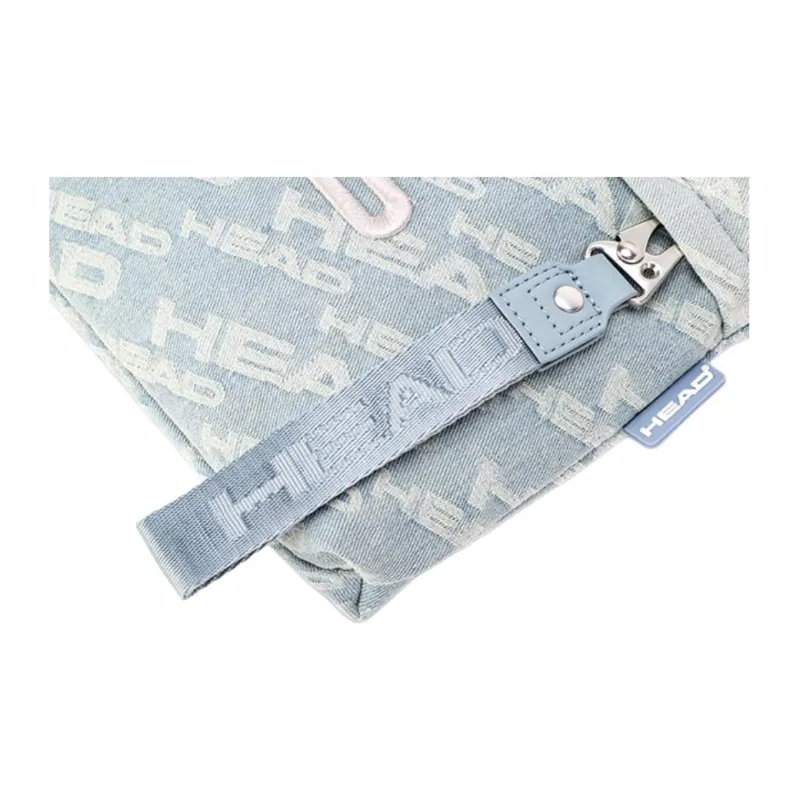 HEAD Fabric Crossbody Bag Shoulder Bag Medium Size Unisex Light Blue-5