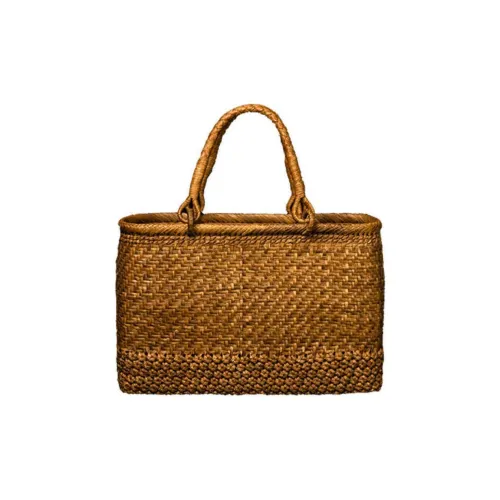HUZISYOKUNINN Grapevine Tote Bag Shopping Bag Handbag Medium Size Women's Brown