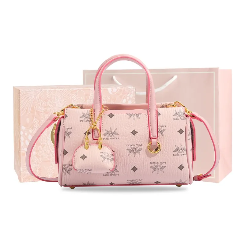 MISS GAIL Artificial Leather One Shoulder Handbag Crossbody Bag Regular Women's Black And White/Beige And Yellow/Pink-8