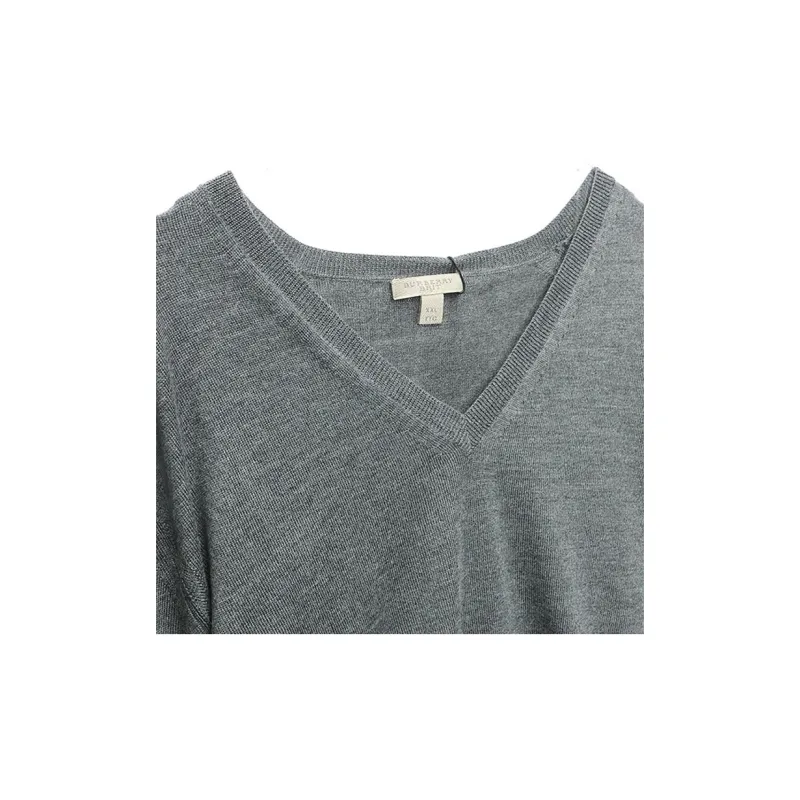 Burberry Sweaters Men Gray-2