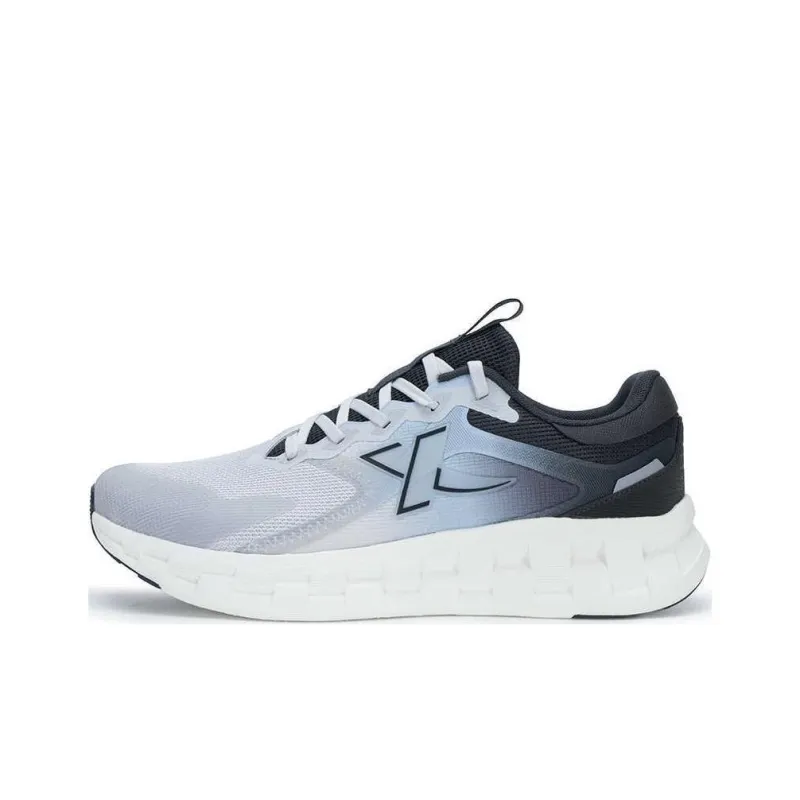 XTEP Anti-Slip Wear-Resistant Low-Top Casual Running Shoes Men's White Blue-0