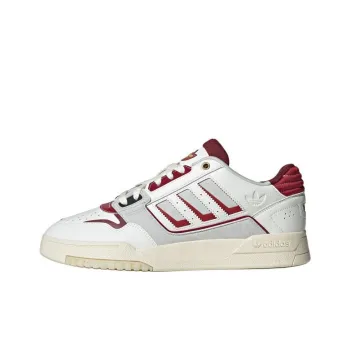 Adidas Originals Drop Step 2.0 Anti Slip Wear Resistant Low Top Skateboard Shoes Unisex White