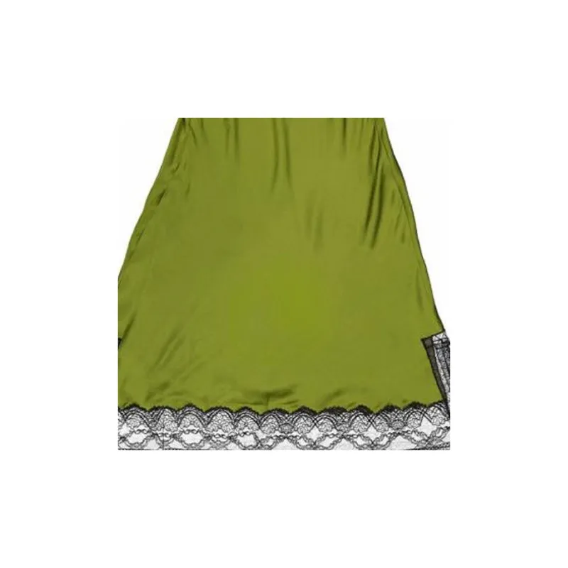 Burberry Slip Dresses Women's Green-4
