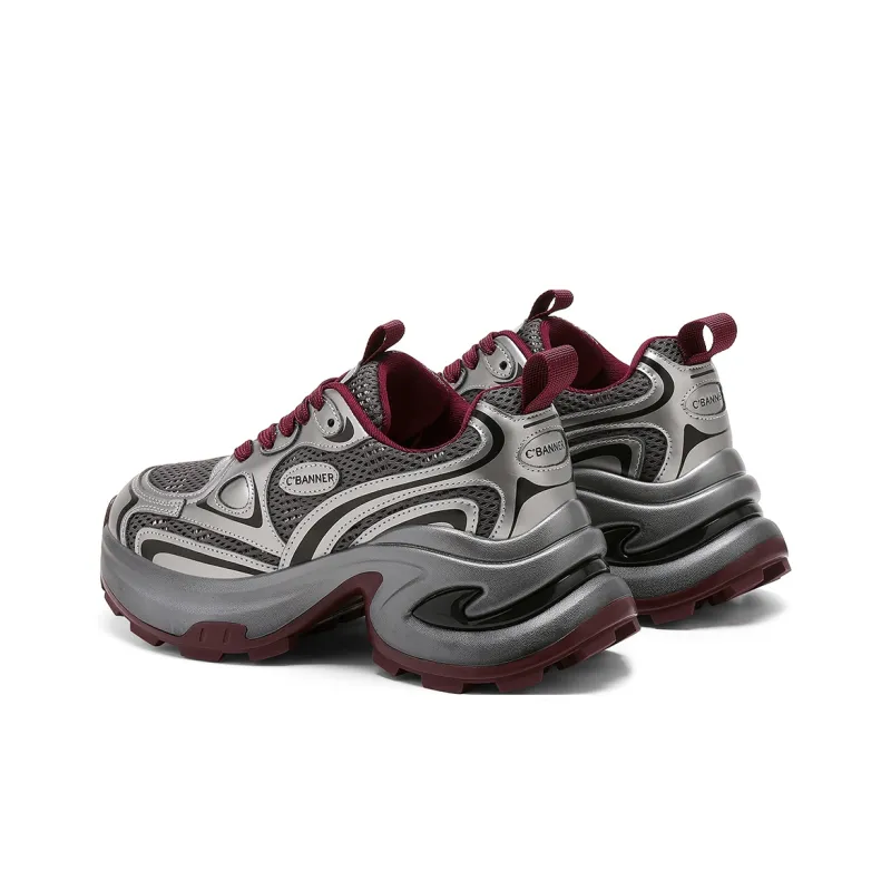 C°BANNER Wear Resistant Low Top Chunky Sneakers Women's-3