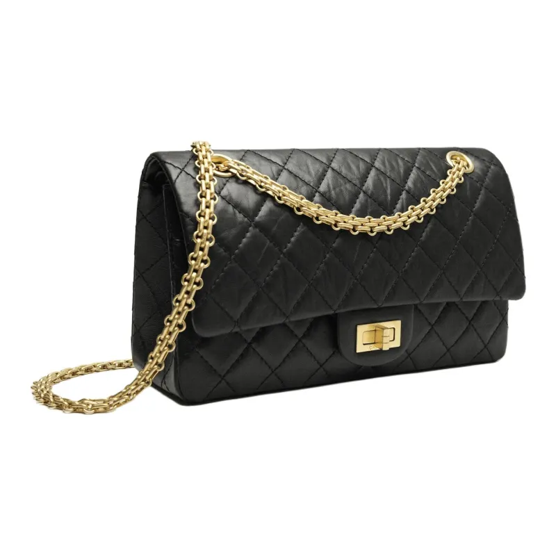CHANEL Calfskin Crossbody Bag, Shoulder Bag Mini Women's Black-1