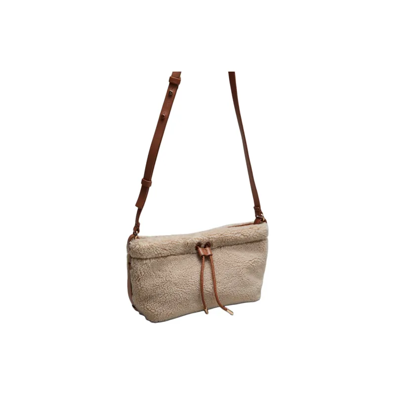 Other Stories Leather Shoulder Bag Women's Light Brown-1