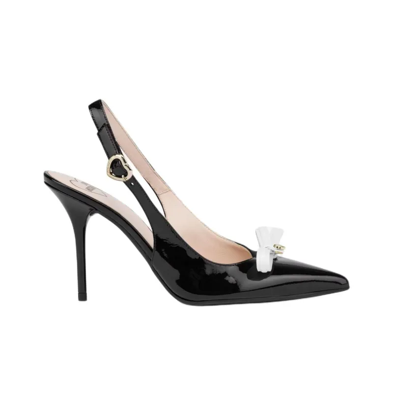 MOSCHINO Slim Heel High Heels 9.5cm Women's Black-1