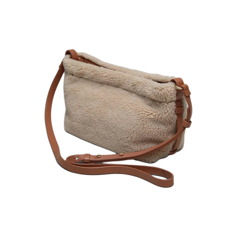 Other Stories Leather Shoulder Bag Women's Light Brown-2