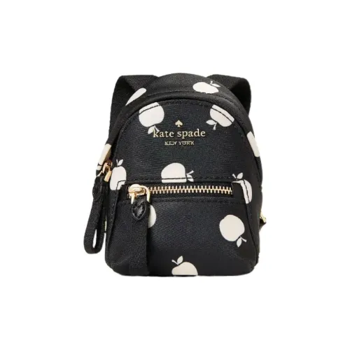Kate Spade Chelsea PVC Keychain Coin Purse Bag Accessory Women's Black