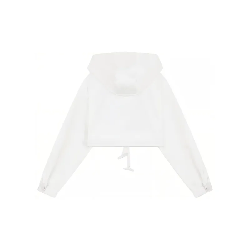 WE11DONE Zip up Cropped Hoodie-1