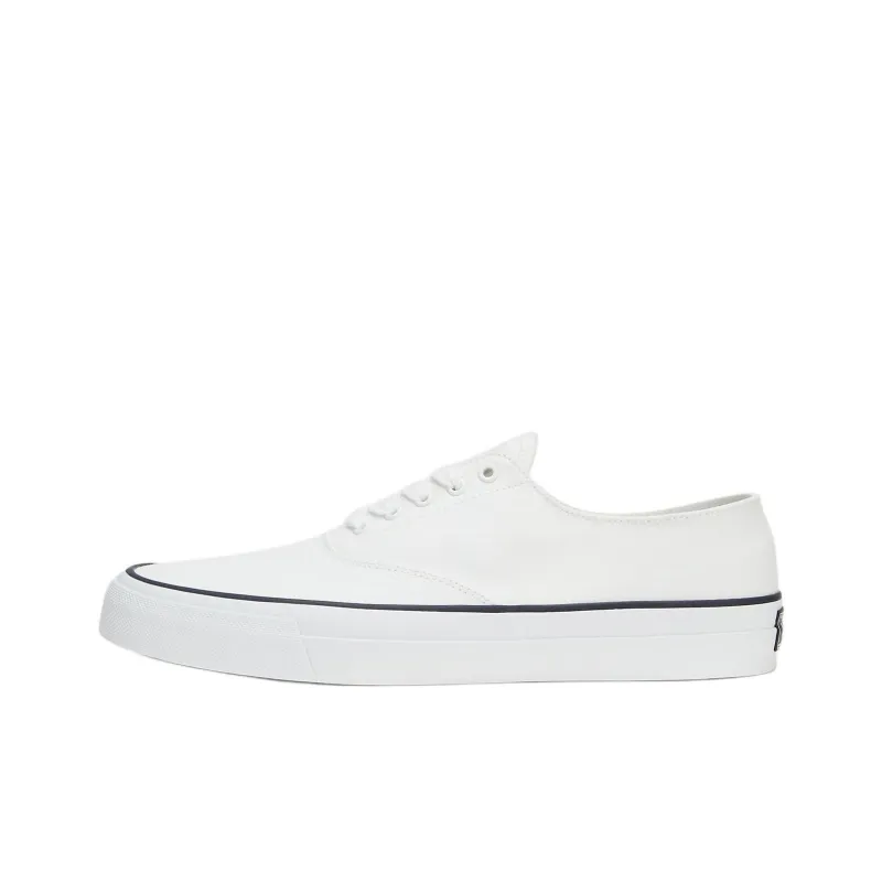 Polo Ralph Lauren Keaton Low-Top Canvas Shoes Men's White-0