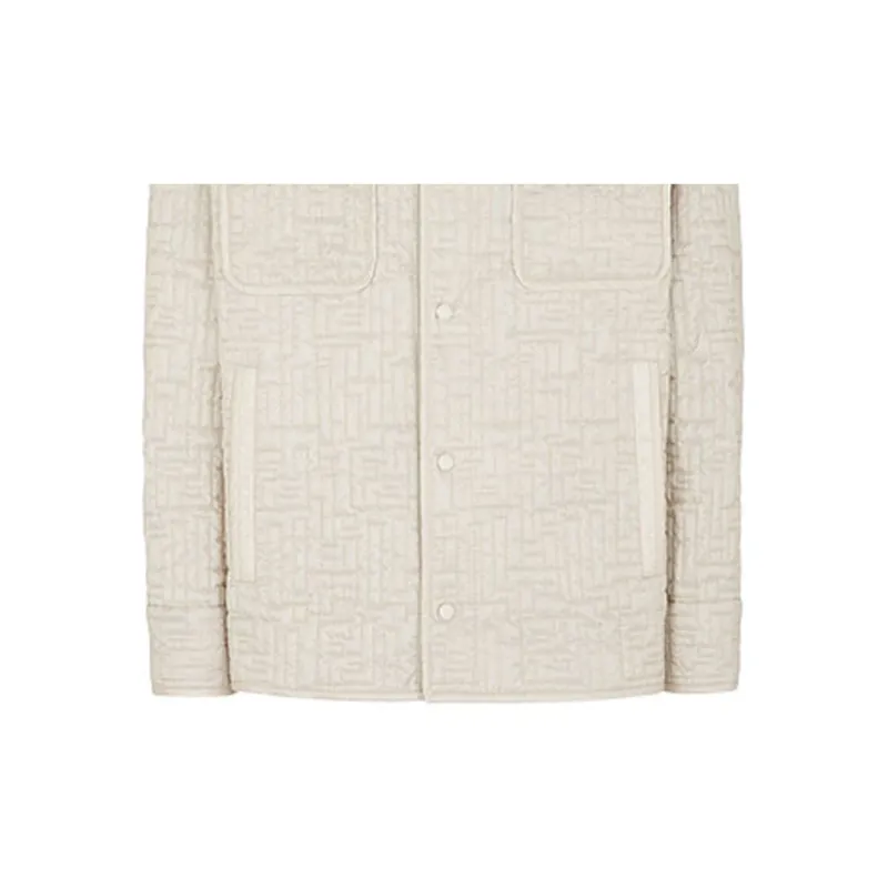 FENDI Jackets & Coats Men's White-5