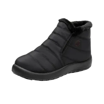 Captain Illy Warm Short Snow Boots Unisex Black