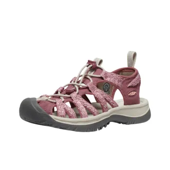 KEEN Whisper Series Anti Slip Wear Resistant River Trekking Shoes Women's Gray Purple Red
