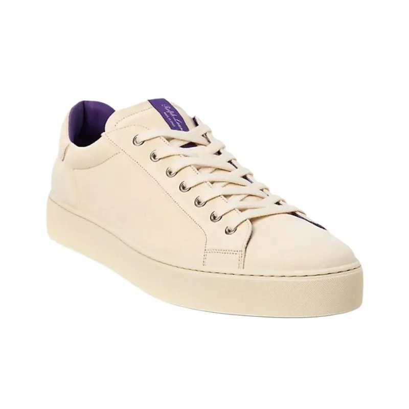 LAUREN RALPH LAUREN Severn Low-Top Skateboard Shoes Men's Beige-2