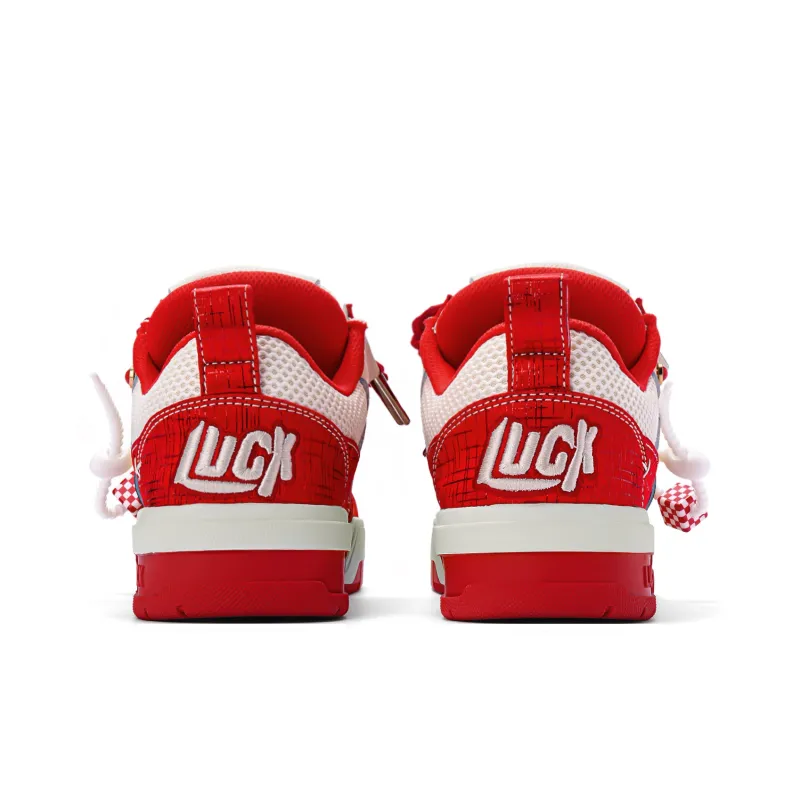 LUCX Lucky Shoes Anti Slip Wear Resistant Low Top Casual Shoes Unisex-13
