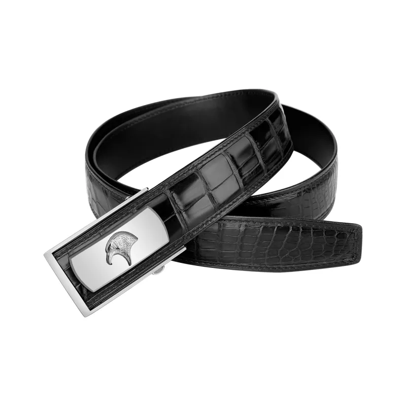 Jaylen Oos Crocodile Leather Leather Belts Men's 3.5cm/3.8cm-33