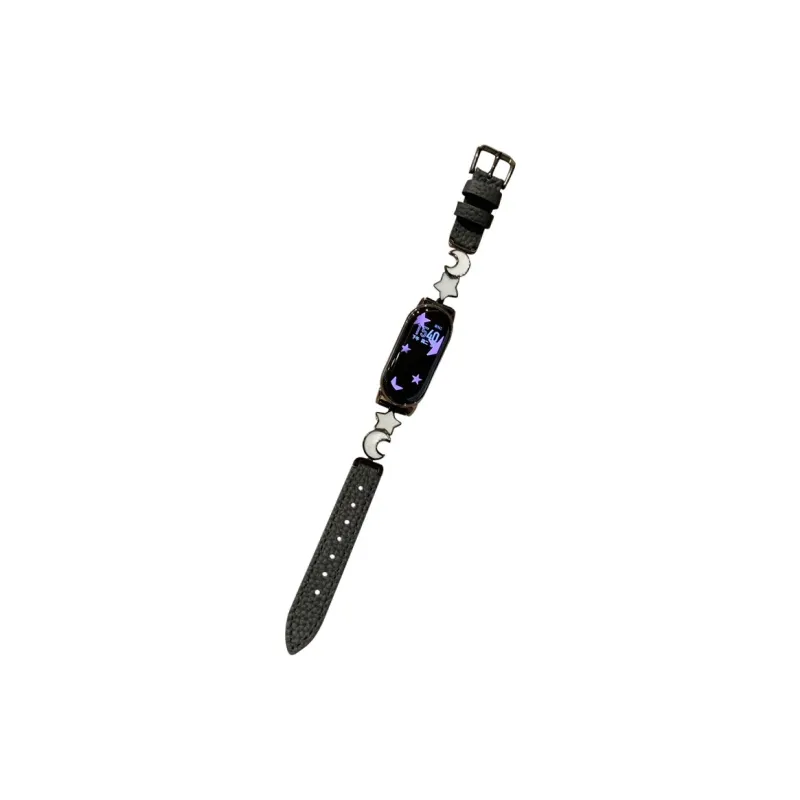 Fly Apple And Xiaomi Compatibility Watch Band Metal, Genuine Leather Material-8