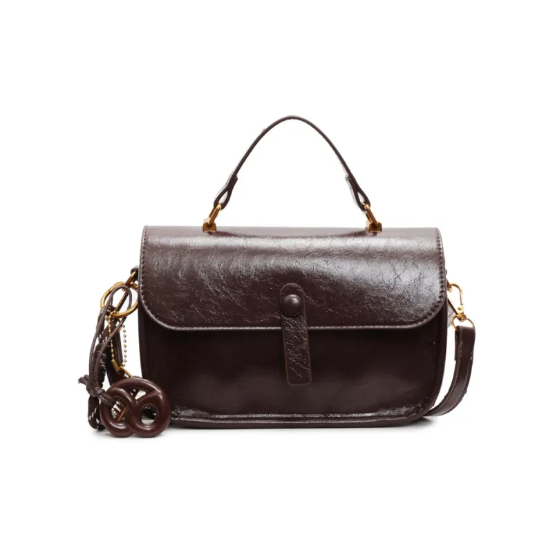 BAODIDAISHU PU Handbags Shoulder Bag Crossbody Bag Women's Coffee/Brown/White/Black-0