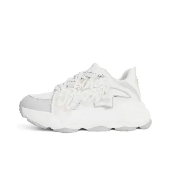 PAIN OR PLEASURE Kids' Skateboarding Shoes White Gray Teenagers