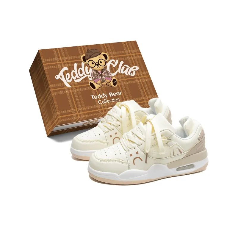 Teddy Bear Collection Slip Resistant Abrasion Resistant Lightweight Breathable Low Top Skateboard Shoes Unisex-30