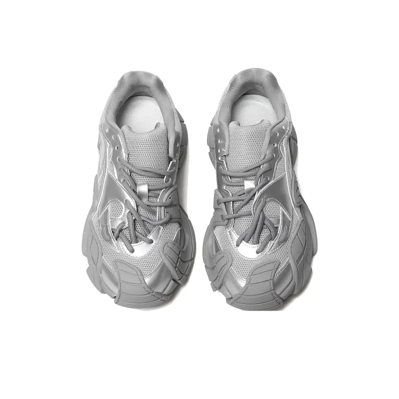 CAIHEE Anti Slip And Wear Resistant Coverage Low Top Chunky Sneakers Unisex-2