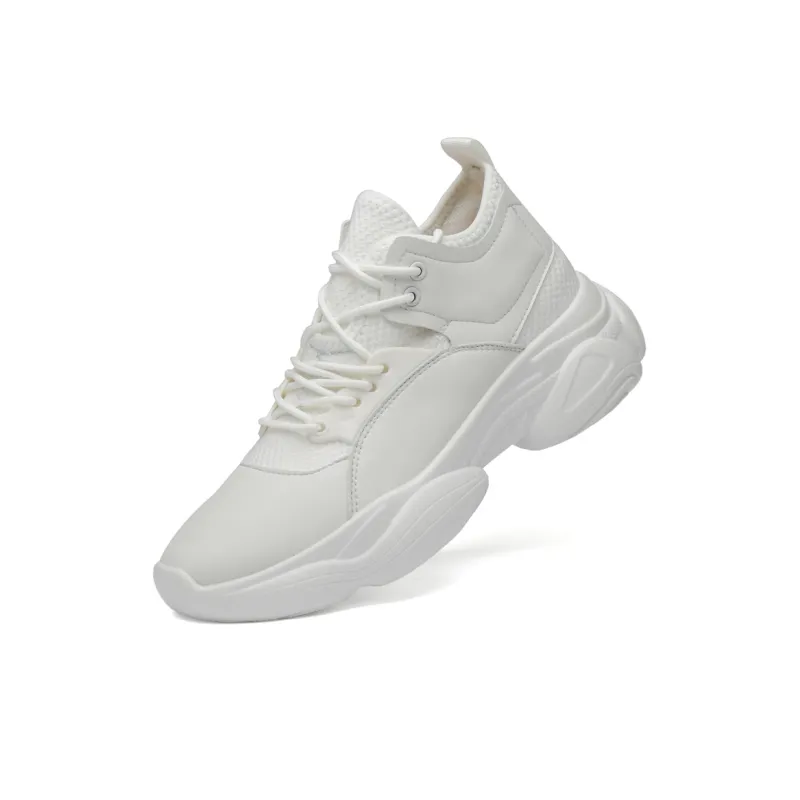 Jerden Smith Cushioning, Breathable, Height Increasing Low Top Chunky Sneakers Unisex-8