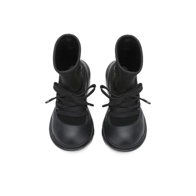 Ouder Snow Casual Shoes Women's High Top Black-3