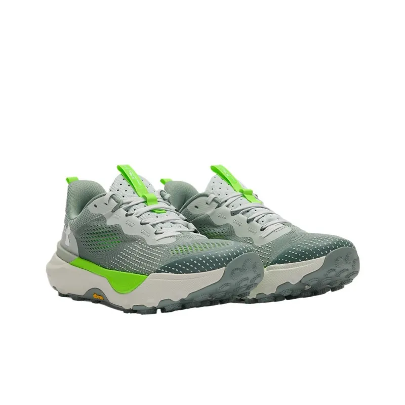 Under Armour Wear resistant And Lightweight Low Top Running Shoes Unisex Green-1