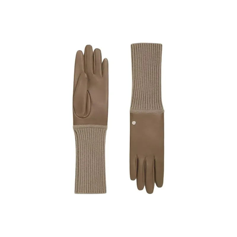 HERMES Cashmere Gloves Women's Multicolor-2