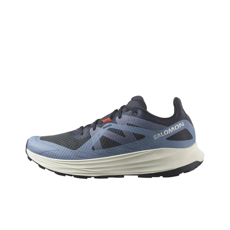 SALOMON ULTRA FLOW Anti-Slip Wear-Resistant Low-Top Casual Trail Running Running Shoes Men's Gray Blue-0