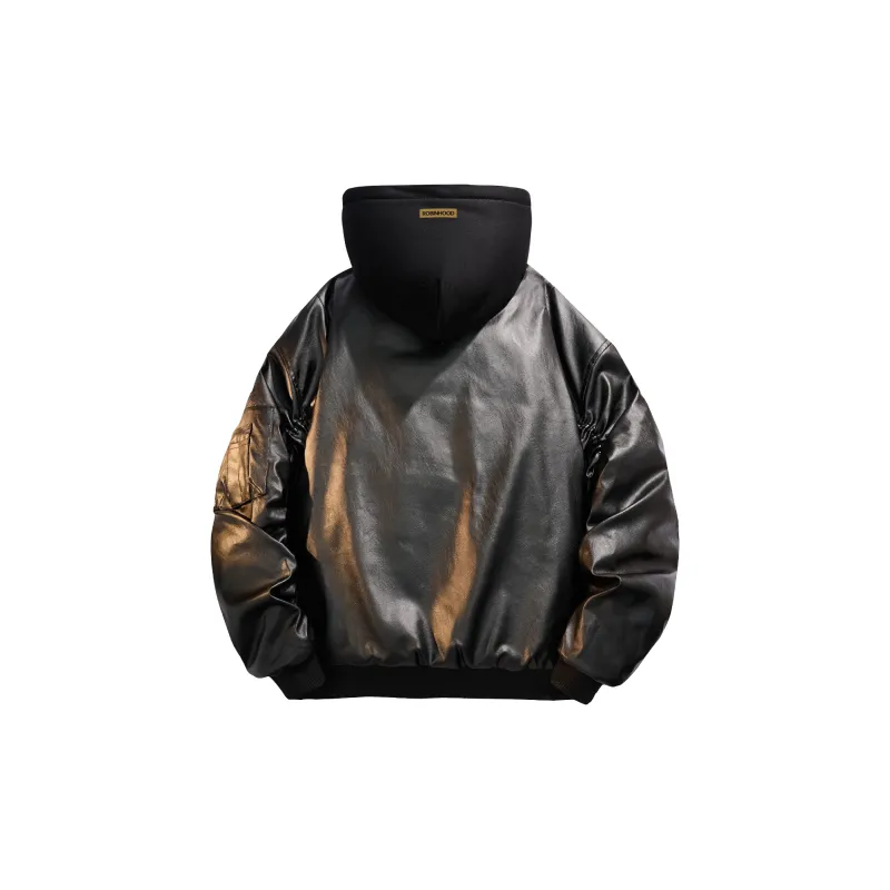 ROBINHOOD Leather Jacket Unisex-1