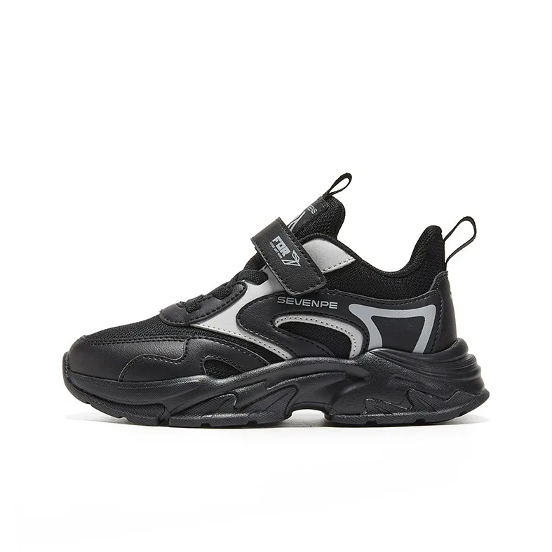 7 PE Anti Slip And Wear Resistant Rebound Lightweight Cushioning Low Top Kids' Running Shoes Teenagers-5