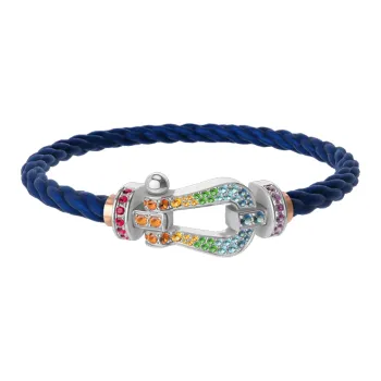 FRED 18K White Gold Bracelets Men's Sea Blue