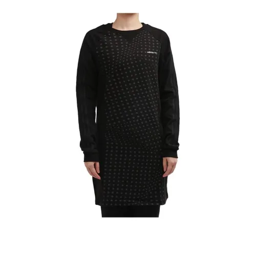 Adidas Long-Sleeved Dresses Women's Black