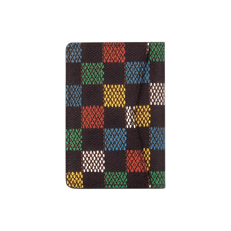 LOUIS VUITTON Pocket Organizer Lv Vers Damier Ebene Multicolor-2