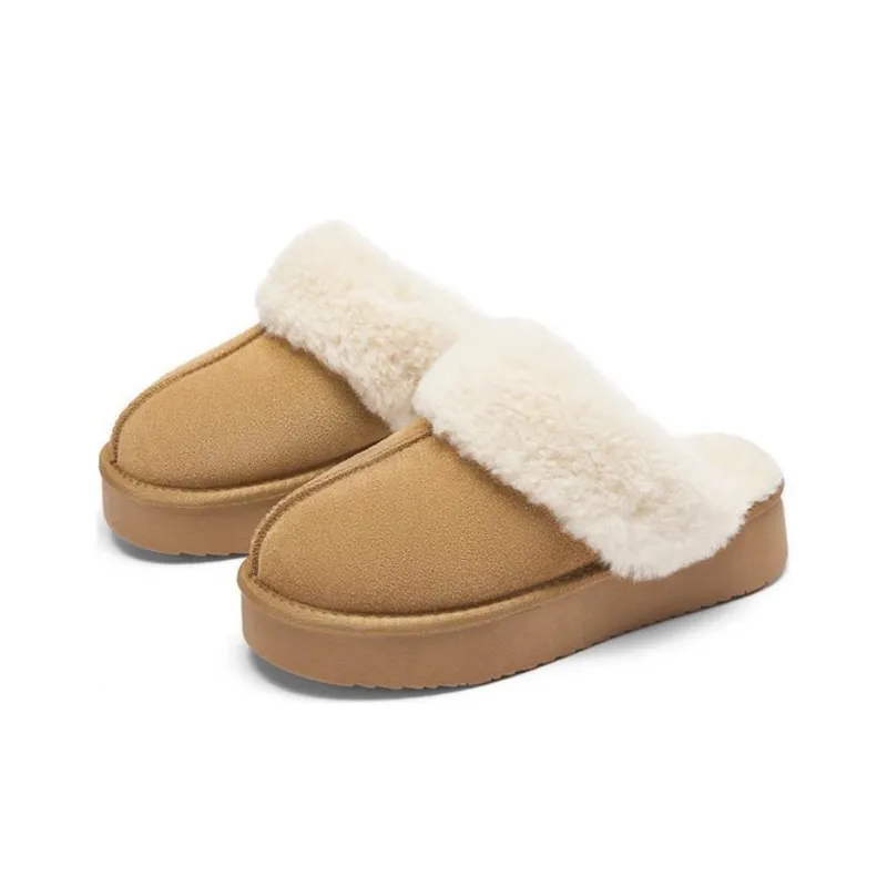 DAPHNE Abrasion Resistant Slip Resistant Wrap toe Slippers Women's Chestnut-3