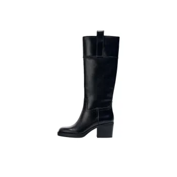 ZARA Knee high Boots 6.5cm Women's Black