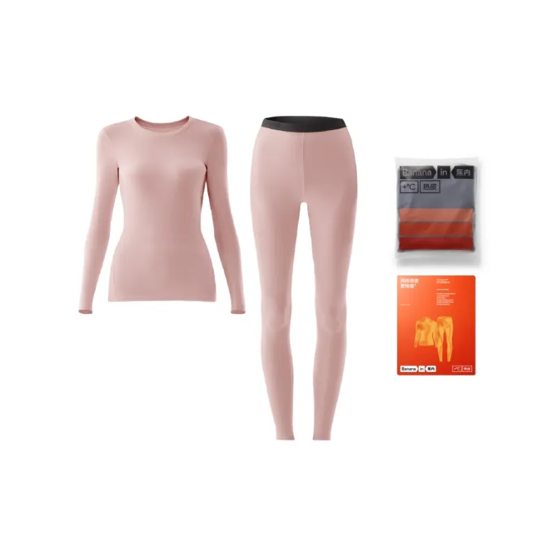 Bananain Red Plan Series Thermal Set Unisex-59