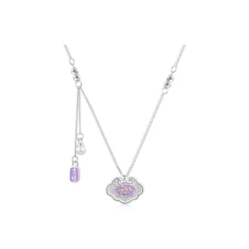 MINTLEAF S925 Silver Necklaces Women's Silver White