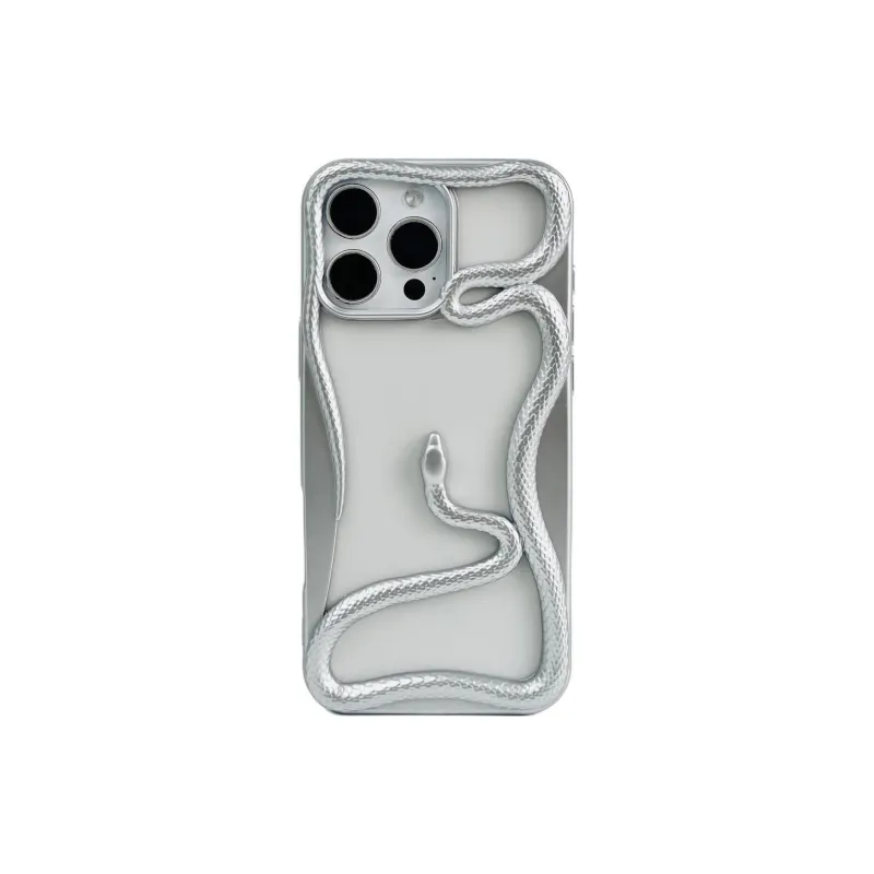 Sopi TPU Material Cut Out Snake Year Limited Phone Cases Compatible With IPhone 16/15 Pro Max/Apple 13/14 Pro/Max-24